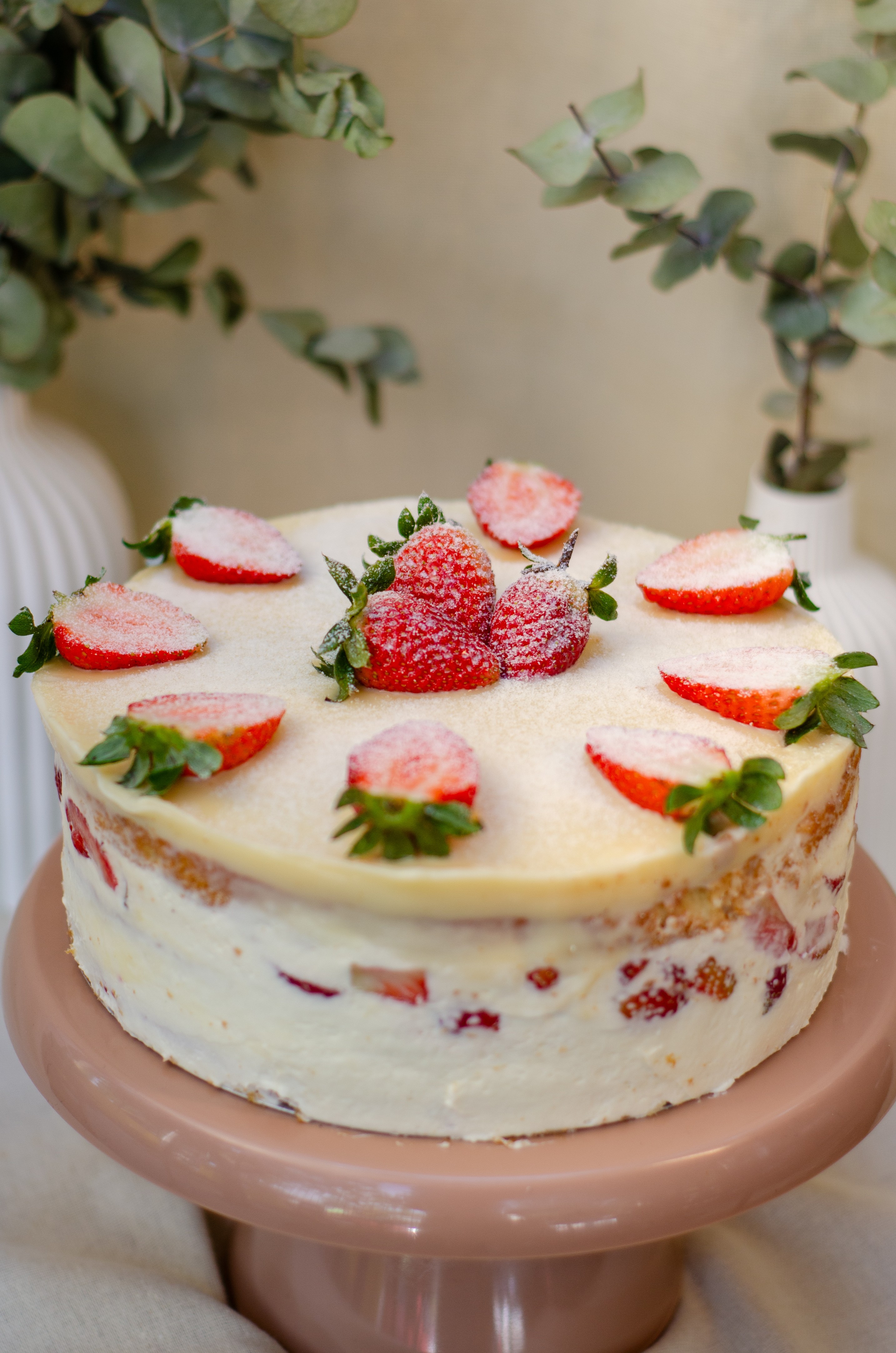 Torta Sellye (nata e morango)